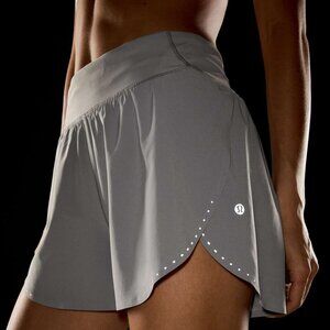 Lululemon Fast and Free Reflective High-Rise Classic-Fit Short 3" Size 8